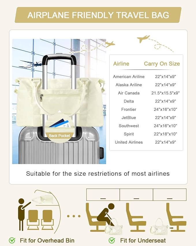Initial Travel Duffel Bag Sports Gym Bag for Kids Teen Birthday Gifts,Beige Personalized Weekender Bag Carry On Dance Bags for Women Men,Waterproof Monogram Overnight Bag with Trolley Sleeve(Letter B)