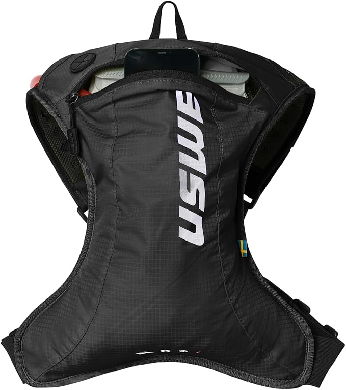 USWE Outlander Moto Hydration Pack, Running, Hiking Hydration Backpack with Water Bladder, Hydropack for Men and Women, Backpack Gear and Equipment for Cycling, MTB