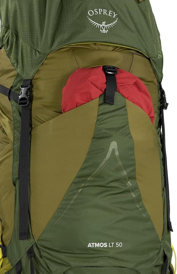 Osprey Atmos AG LT 50L Men's Backpacking Backpack, Black, S/M