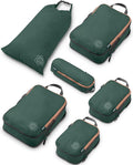 Compression Packing Cubes Set for Travel - Lightweight, Durable Clothes Organizer for Carry-On Luggage and Suitcases by TRIPPED Travel Gear