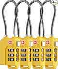 LUGGEX TSA Locks for Luggage, Suitcase Locks TSA Approved, Luggage Locks, Ease of Use & Durable