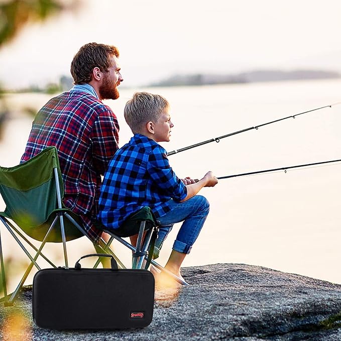 Sougayilang Fishing Rod Reel Combos Carbon Fiber Telescopic Fishing pole with Spinning Reel for Travel Saltwater Freshwater Fishing