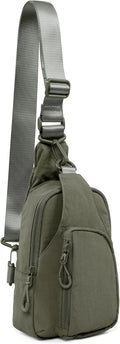 ODODOS Daily Sling Bag with Adjustable Straps Crossbody Chest Bag Lightweight Small Backpack for Casual Traveling Hiking
