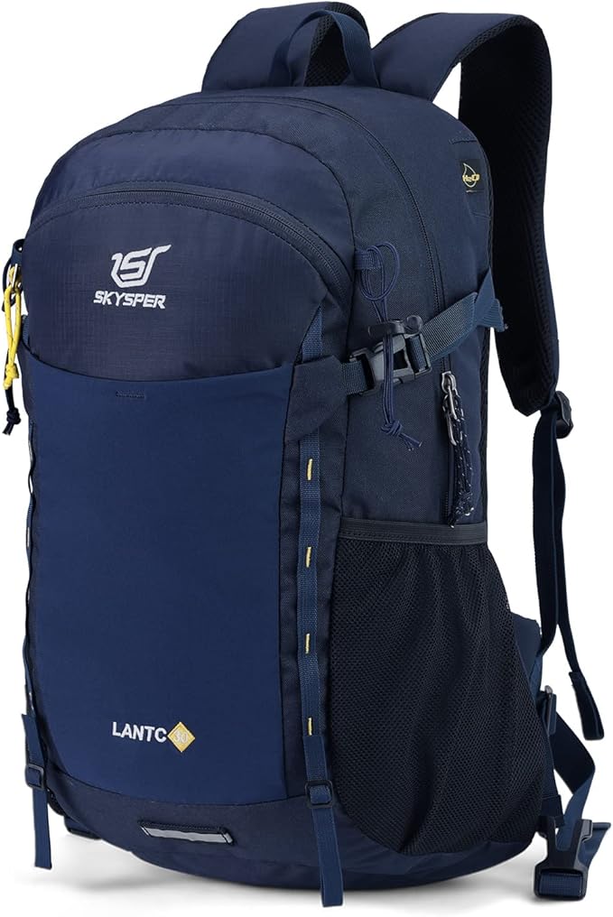 SKYSPER Hiking Daypack 30L Camping Backpack, Day Packs for Men Women Travel Outdoor Camp