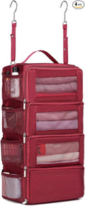 Suitcase Organizer Travel Bags Organizer for Luggage Compression Hanging Packing Cubes for Travel Carry on Closet (Bag Only)