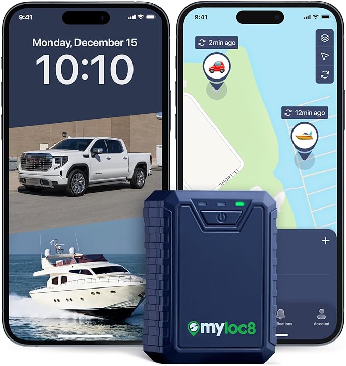 Ultra GPS Tracker for Vehicles – Rugged, Waterproof, Hidden GPS Car Tracker Device for Vehicles, Trucks - 4G LTE, Real-Time Updates, 9 Months Battery Life - Subscription Required
