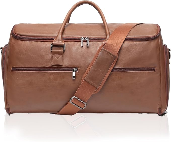 Carry On Garment Bag for Travel, Convertible Travel Garment Bag for Men Women, 2 in 1 Hanging Suitcase Suit Business Travel Bag
