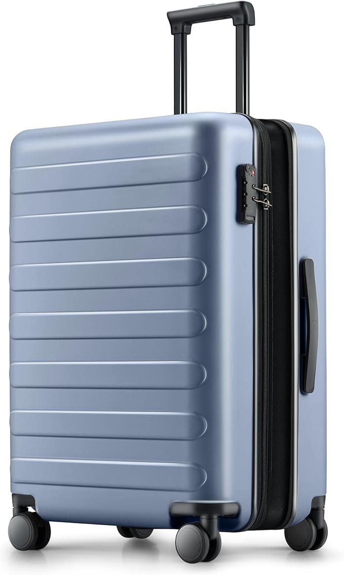 Carry on Luggage 22 X 14 X 9 Airline Approved, 20 Inch Luggage for 3-5 Days Travel, Double Spinner Wheels, 100% Hardshell PC, TSA Lock (00-Shadow (Expandable), Checked 24-Inch)