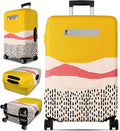 Slohif Luggage Cover for Suitcase Tsa Approved Protector - Luggage Sleeve Large Suit Case Cover Travel Stretch Baggage Case Protective Washable Fit 31-32 Inch Patchwork XL