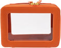 SANHECUN Toiletry bag waterproof cosmetic organizer with handle lagre opening for travelling
