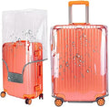 20 Inch Luggage Covers for Suitcase TSA Approved,Carry On Luggage Cover Protector Suitable 20-21 Inch Full Clear 3mm Thickness Protector PVC Clear Suitable for Long Travel Accessories