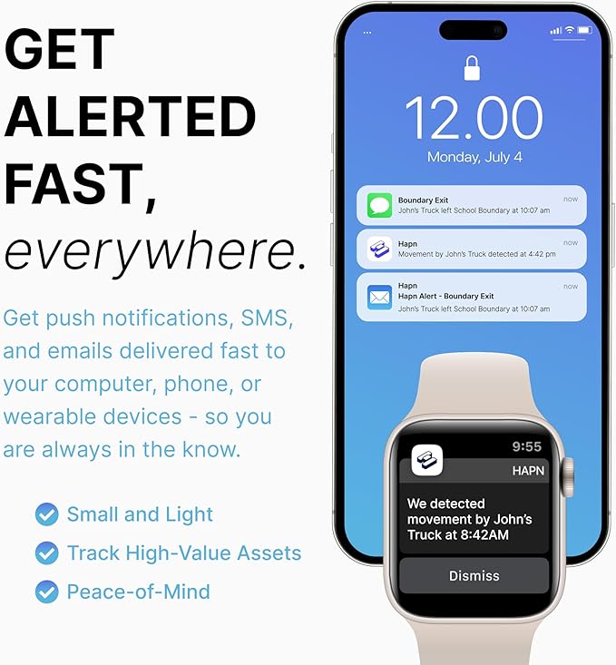 Spy Tec Micro GPS Tracker for Vehicles, Car, Family, Assets | Smallest Portable Real Time GPS Tracking Device. US & Worldwide. Up to 34 Day Battery Life