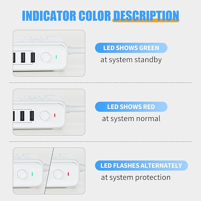 220v to 110v Voltage Converter Adapter: International US to Europe Travel Power Strip Plug Transformer - 2000W Electric Hair Dryer Step Down Outlet Converters for US European UK EU Italy