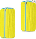 Shoe Cleaning Bags2-Pack Shoe Washing Machine Bags - Universal Laundry Shoe Cleaning Bags for Washer & Dryer, Fits All Shoe Types (Yellow)