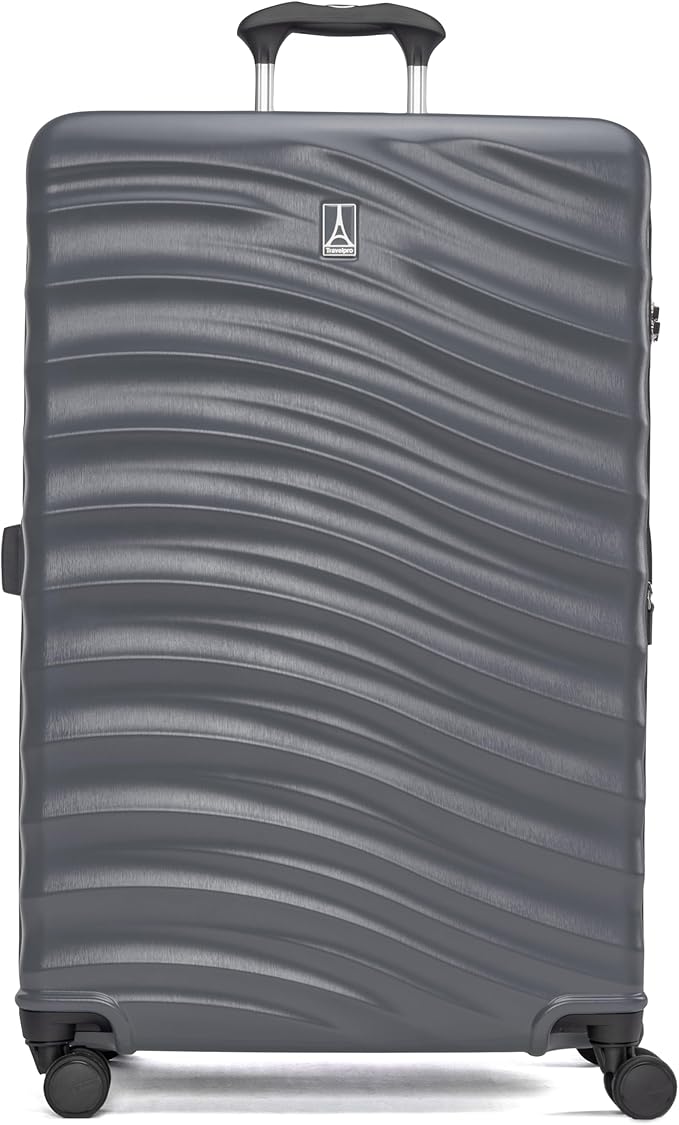 Travelpro Maxlite Air V2 Hardside Expandable Checked Luggage, 8 Spinner Wheels, Lightweight Hard Shell Suitcase, TSA lock, Shadow Grey, Checked Large 28-Inch