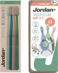 Jordan* ® | Green Clean Toothbrush | Award Winning Sustainable Toothbrush Made from Recycled Materials | Eco-Friendly | Scandinavian Design | Soft Bristle Toothbrush | Adult Toothbrush x 4 Units + Bab