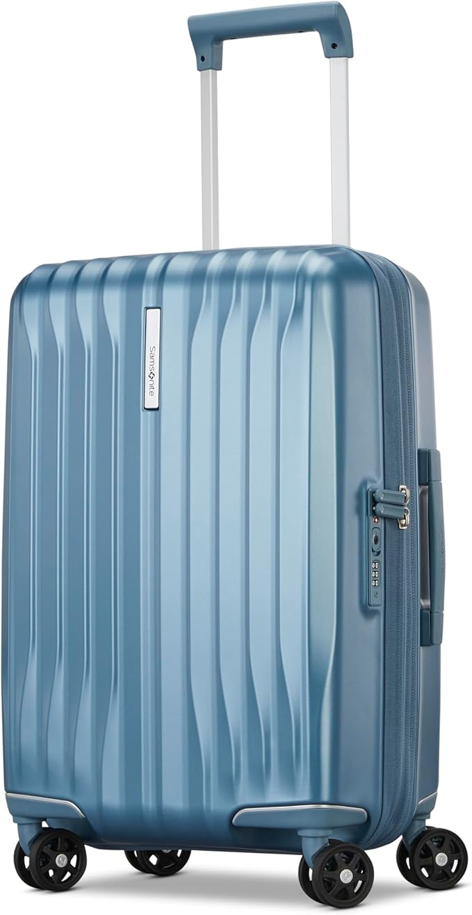 Samsonite UpLIFT Carry-On Hardside Luggage with Spinner Wheels - Airline-Approved, TSA Lock, Adjustable Handle System - Polycarbonate Hard Suitcase for Ultra Lightweight Travel - Elemental Blue