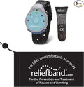 Reliefband Classic Anti-Nausea Wristband for Motion Sickness, Morning Sickness, Travel, Sea Sickness & Vomiting Relief - FDA Cleared, Drug-Free, Fast-Acting Nausea Relief Band w/Gel Tube & Pouch