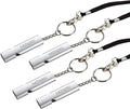 Noopel Emergency Whistles Lifeguard Safety Whistle with Lanyard and Keychain for Outdoor Camping Hiking Boating Backpacking Fishing Kayak Kids Rescue Signaling Loud Survival Whistle
