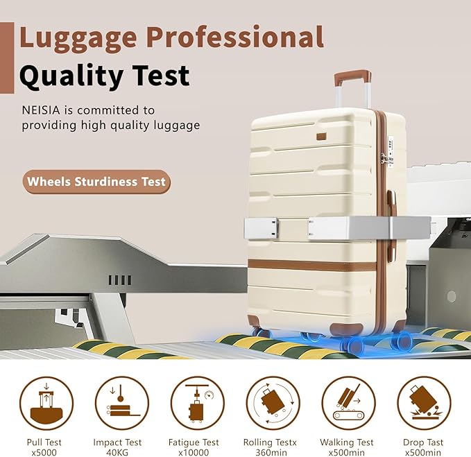 Luggage Sets Lightweight Hard Shell Suitcases with Spinner Wheels for Family Travel - Durable PC+ABS Material Carry On Luggage YKK Zippers (Gray, 6 Piece Sets (18/20/24/28/DB/TB))