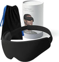 Ostrichpillow Eye Mask, Sleep Mask for Men Women 100% Blackout, No Pressure On Eyes, Soft & Breathable, Adjustable Fit, Travel Bag Included