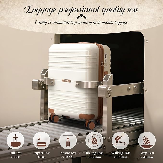 Luggage Sets with spinner wheels, PC+ABS Hard Shell Travel Luggage,Lightweight Carry-on suitcases with TSA Lock,YKK Zippers (Light purple, 7 piece sets（14/18/20/24/28/DB/TB）)