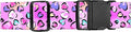 Luggage Straps for Suitcases, Adjustable Travel Belt, Durable Wide Luggage Strap, Cute Suitcase Strap Identifiers with Buckle, Bag Straps for Luggage, Cute Purple Leopard