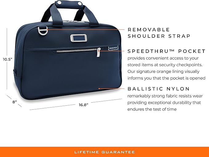 Briggs & Riley Travel Duffel Bag - Weekender & Overnight Luggage for Women & Men, Softside Bag