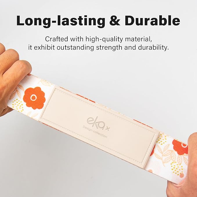 Luggage Straps for Suitcases,Adjustable Luggage Elastic Belt, Travel Essentials for Airport,Station, Vibrant Designs, White Cat