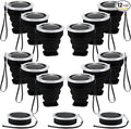 12 Pcs Silicone Collapsible Cup 7.04 oz Folding Camping Travel Collapsible Coffee Cup Portable Reusable Expandable Drinking with Lids for Outdoor Hiking