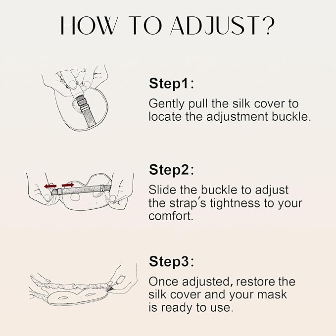 ZIMASILK Adjustable 22 Momme 100% Pure Mulberry Silk Sleep Mask, 3D Contoured Cup Eye Mask for Sleeping, Super Soft Breathable Blindfold, Perfectly Blocks Light for Sleeping. (Plum Wine)