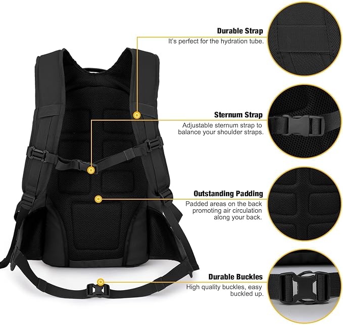 Mardingtop 35L Tactical Backpacks Molle Hiking daypacks for Camping Hiking Military Traveling Motorcycle