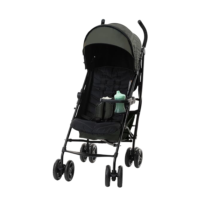 Summer Infant Ingenuity 3Dlite Convenience Stroller, Green–Lightweight Stroller with Aluminum Frame, Large Seat Area, 4 Position Recline, Extra Large Storage Basket–Infant Stroller for Travel & More