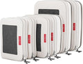Compression Packing Cubes for Travel Organizers with Double Zipper, LeanTravel