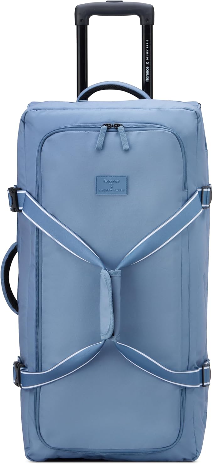 florence by mills Women's Two Wheel Rolling Travel Duffle Bag