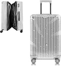 Yotako Upgraded Zippered Clear PVC Suitcase Cover, 20 Inch Luggage Covers for Suitcase Luggage Protector Suitcase Cover 20''