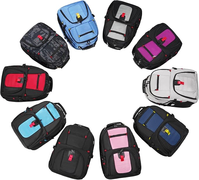 YOREPEK 18.4 Laptop Backpack, Large Backpacks Fit Most 18 Inch Laptop with USB Charger Port, TSA Friendly Flight Approved Weekend Carry on Backpack with Luggage Strap for Men and Women, Purple