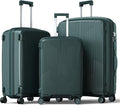 Nazhura Luggage Set, 3-Piece Hardside Suitcase Set, 20-inch Carry On, 24-inch, 28-inch Luggage