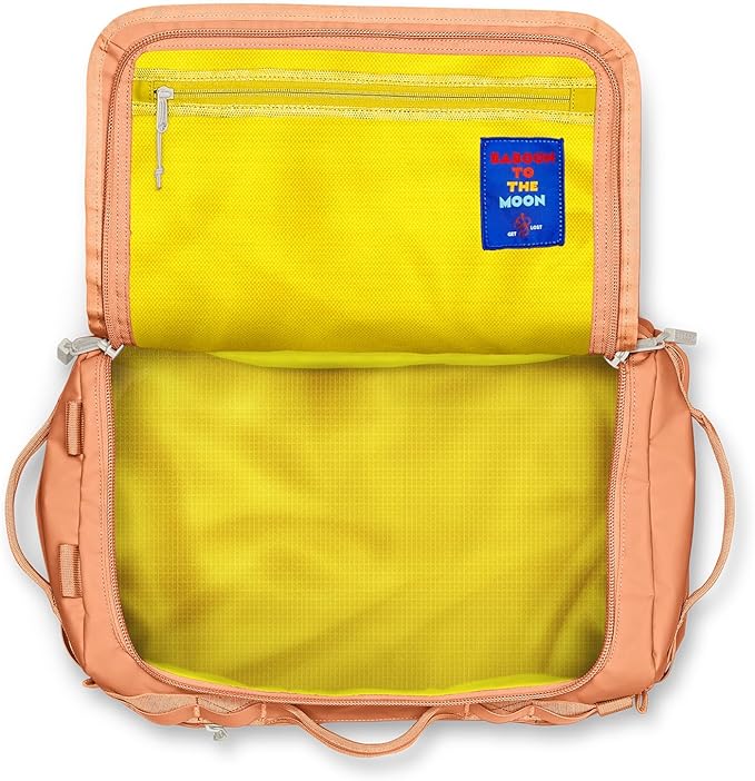 Baboon to the Moon Go-Bag Medium 40L – Detachable Straps, Small Duffle Bag for Travel, Gym Bag for Women, Mens Travel Bag, Duffel Bags for Traveling, Travel Duffel Bags for Women (Sunset Coral)