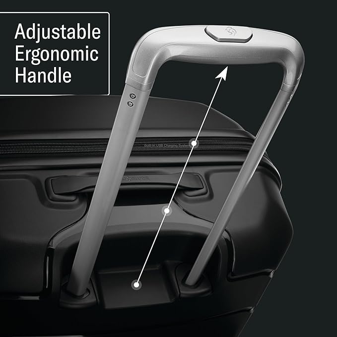 Samsonite Freeform Hardside Expandable with Double Spinner Wheels, Merlot, Checked-Medium 24-Inch