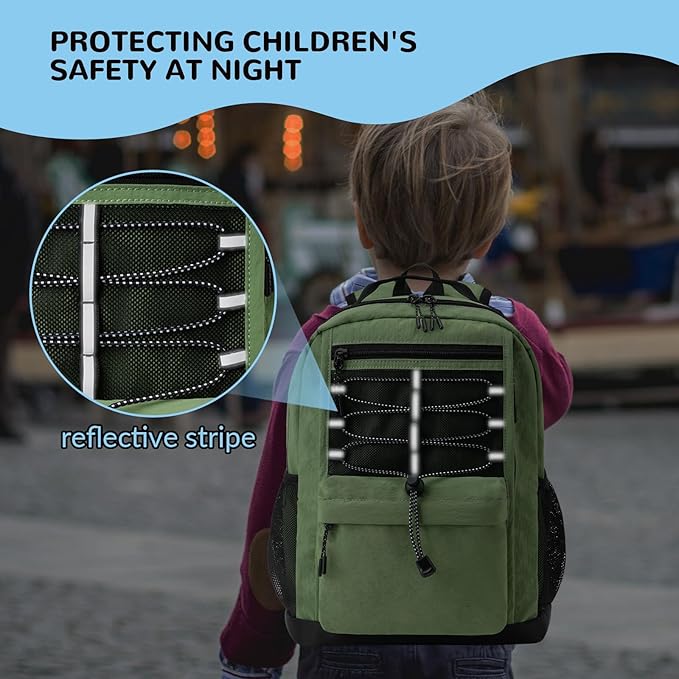 10L Small Size Casual Backpack for Kids Girls Boys Ages 3-9, Mini Waterproof Outdoor Sport Travel Hiking Camping Daypack (Black)