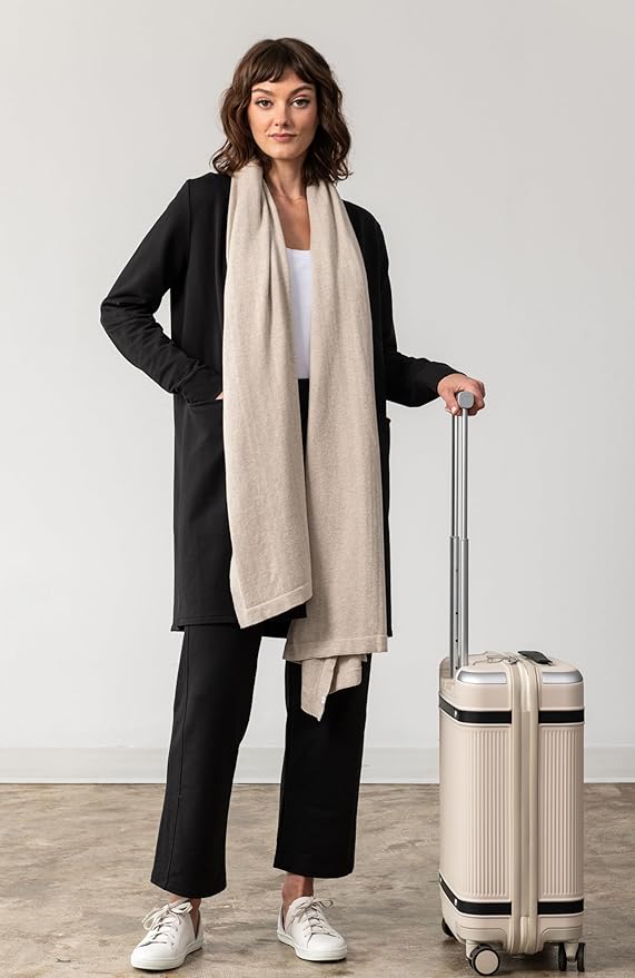 zestt Dreamsoft Travel Scarf, Wrap and Shawl for Women, Organic Cotton