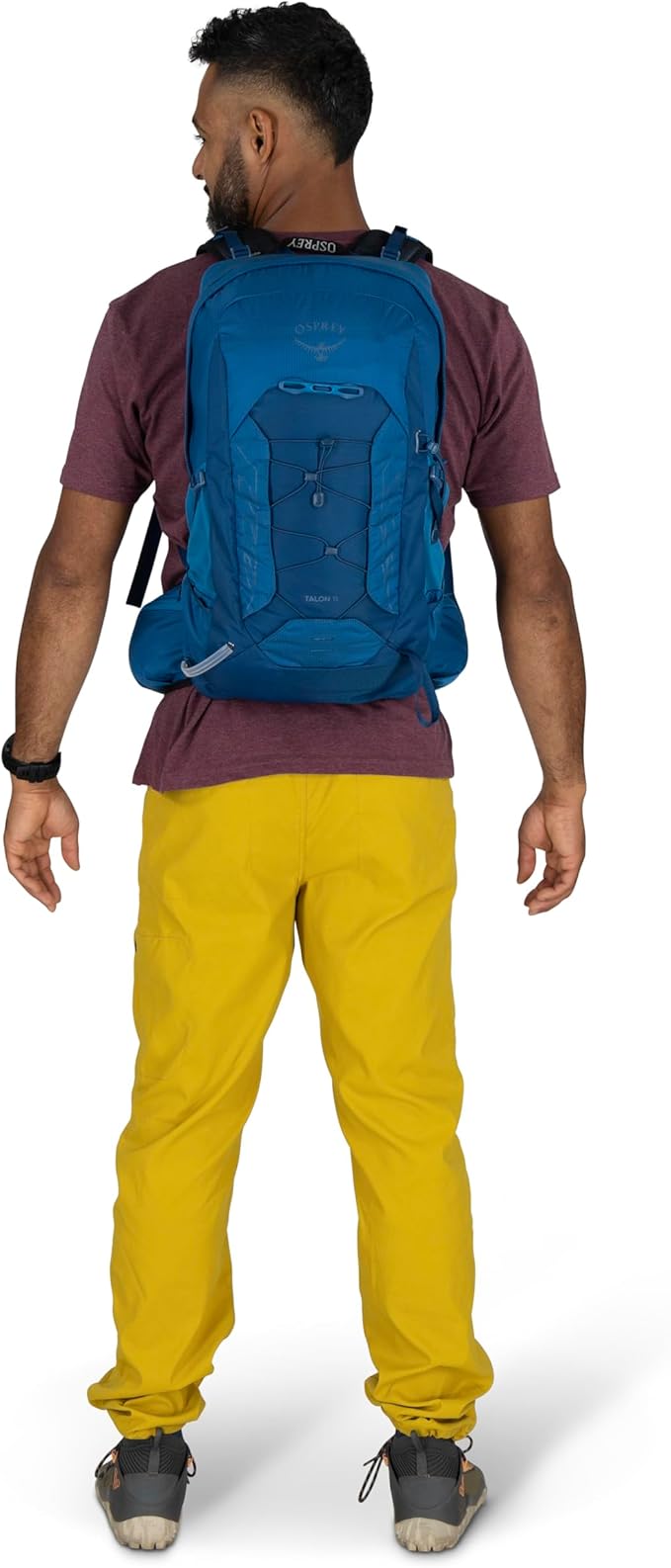 Osprey Talon 11L Men's Lightweight Hiking Backpack with Hipbelt, Frosty Mint Green/Night Shift