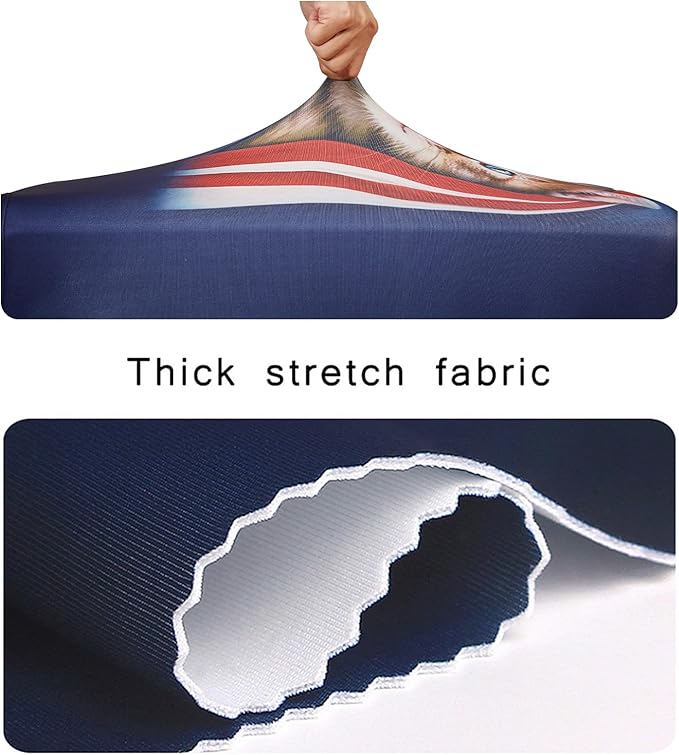 WUJIAONIAO Travel Luggage Cover Baggage Suitcase Cover Protector Skins 18-32 Inch (Cat A, XL (for 29-32 inch luggage))