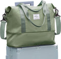 Travel Duffel Bag, Sports Tote Gym Bag, Shoulder Weekender Overnight Bag for Women