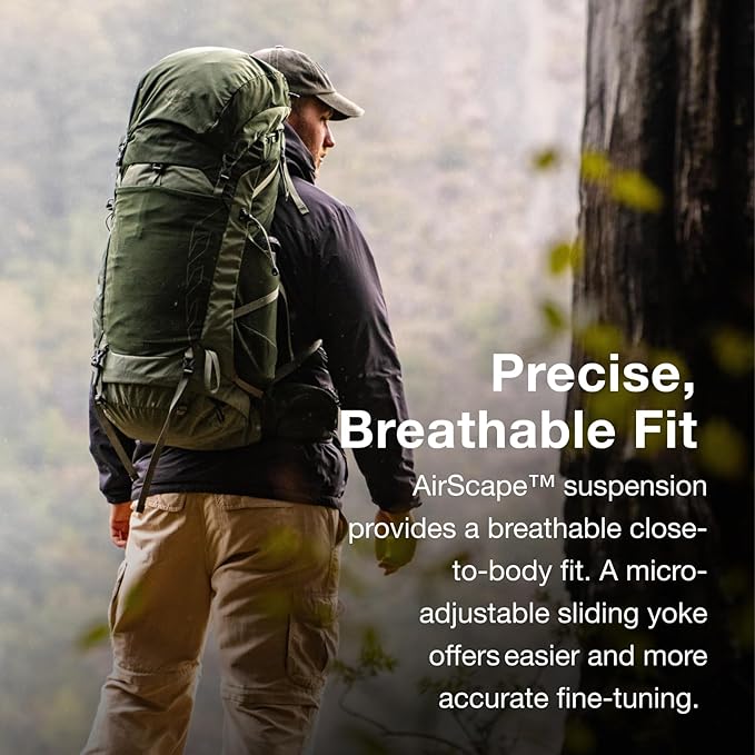 Osprey Talon 44L Men's Lightweight Hiking Backpack with Hipbelt, Green Canopy/Pine Leaf, S/M