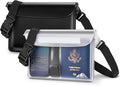 HEETA Waterproof Fanny Pack, Waterproof Pouch Dry Bag 2/3/4 Pack for Phone Passport Purse, Adjustable Waist Strap for Swimming Kayaking Boating Paddle Board Accessories Cruise Beach Camping Essentials
