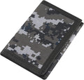 NEICY RFID Blocking Canvas Wallet for Men and Women - Camo Trifold Outdoor Sports Wallets with Magic Sticker for Teen Kids (Mosaic02)