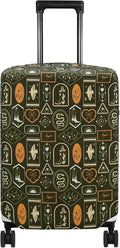 HYPER VENTURE Washable Luggage Cover - Fashion Suitcase Protector Fits 18-22 Inch Luggage (Wilderness Mark, S)