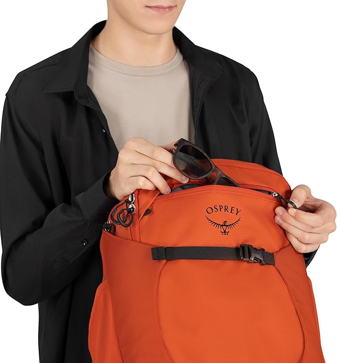Osprey Proxima 30L Campus Laptop Backpack - Organized Everyday Pack with Tech Storage, Water Bottle Pockets, and Comfortable Carry - Perfect for School, Commuting, and Travel, Firestarter Orange